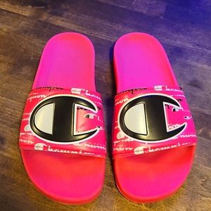 Champion pink slides